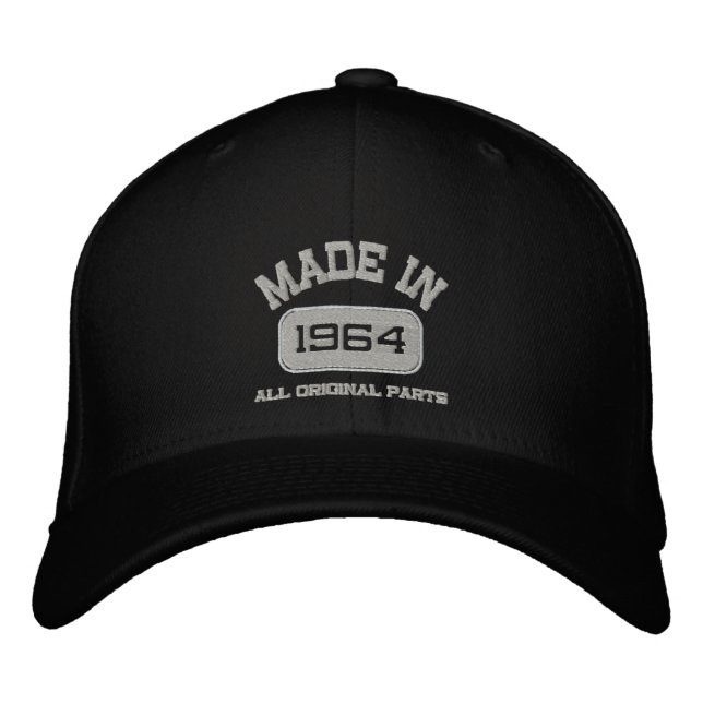 1964 Original Parts Spaß bestickte Cap Bestickte Baseballkappe (Vorderseite)