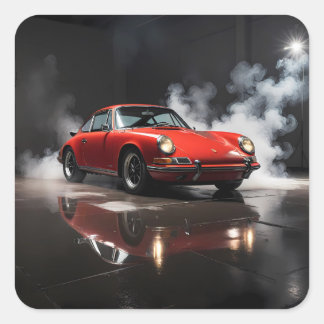 1964 Porsche 911 Quadratischer Aufkleber