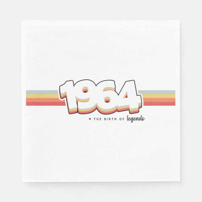 1964 The birth of legends Serviette (Vorderseite)