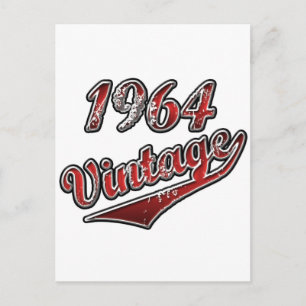 1964 Vintag Postkarte
