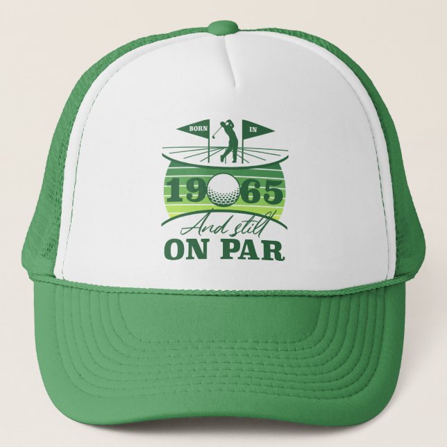 1965 60. Birthday Golf Spaß Truckerkappe (Vorderseite)