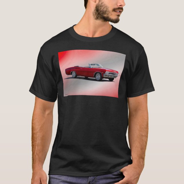 1965 Chevrolet 396 Impala Convertible Classic T-Sh T-Shirt (Vorderseite)