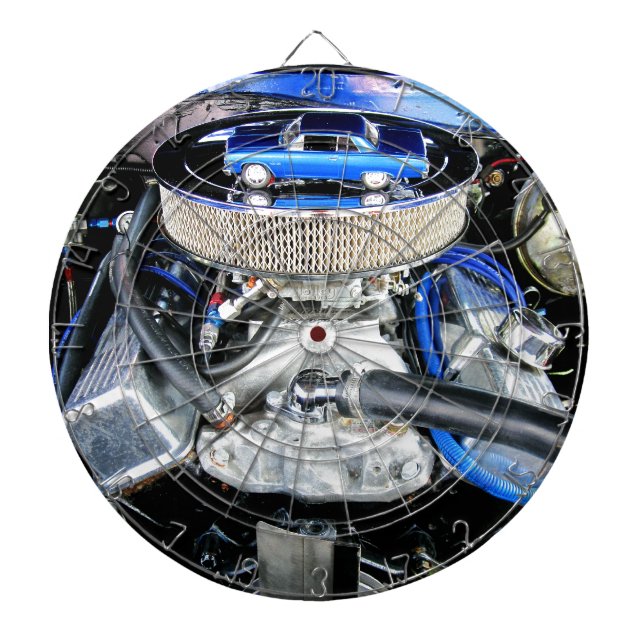1965 Chevy Chevelle Blau Dartscheibe (vorne)