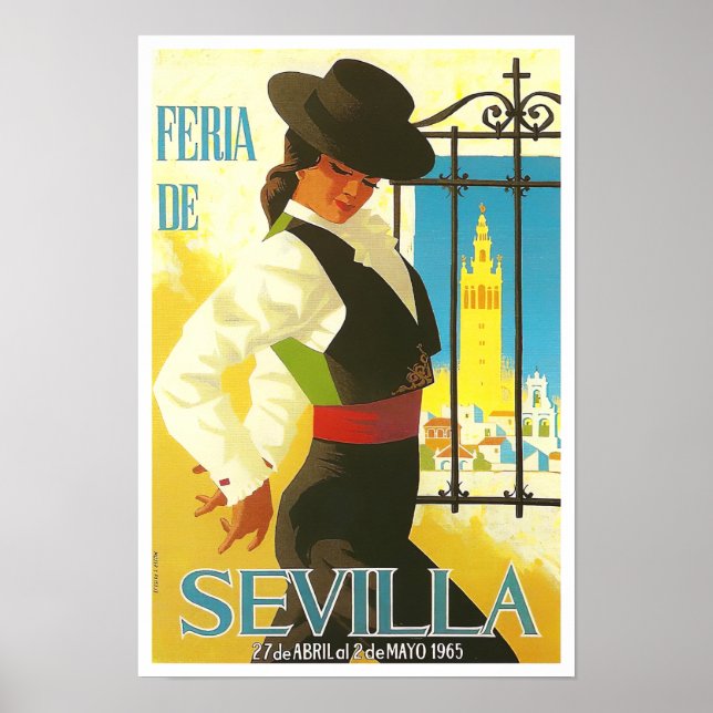 1965 Feria de Sevilla Poster (Vorne)