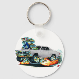 1965 GTO Grau-Auto Schlüsselanhänger