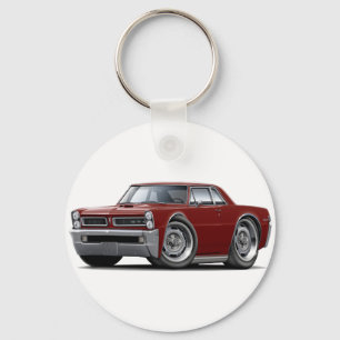 1965 GTO kastanienbraunes Auto Schlüsselanhänger
