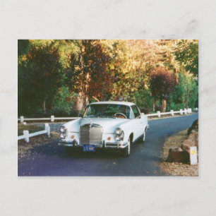 1965 Mercedes Benz 220SEb Cup Classic Postkarte