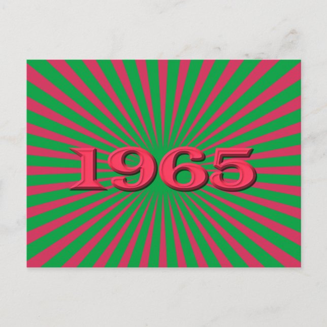 1965 POSTKARTE (Vorderseite)