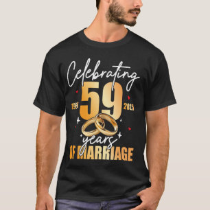 1966 59. Hochzeitstag feiern T-Shirt