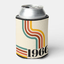 1966 60th Birthday Retro Stripe Vintage 