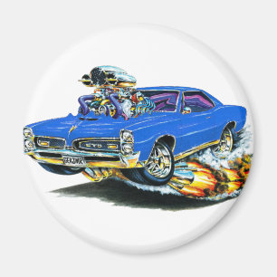 1966-67 GTO Blau-Auto Magnet