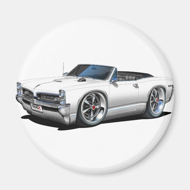 1966/67 GTO White Convertible Magnet (Vorne)