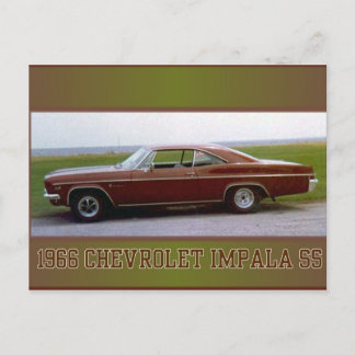 1966 CHEV IMPALA SS POSTKARTE
