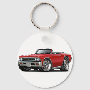 1966 Chevelle Red Convertible Schlüsselanhänger