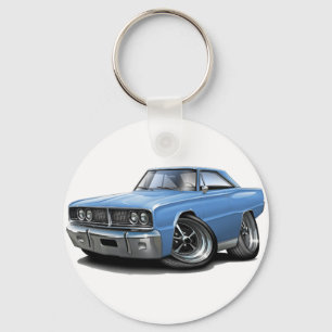 1966 Coronet Lt Blue Car Schlüsselanhänger