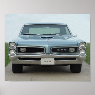 1966 GTO FRONT POSTER