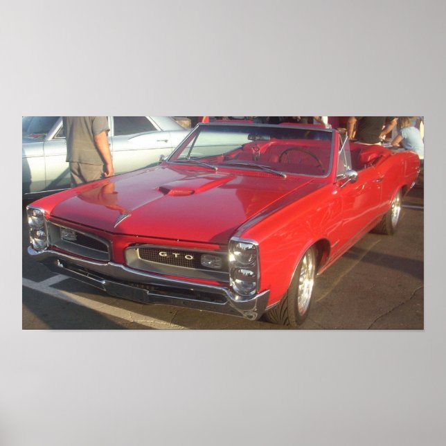 1966 Pontiac GTO Convertible Print Poster (Vorne)