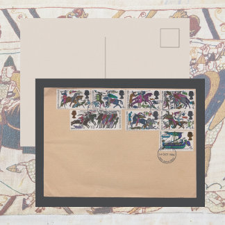 1966 Schlacht von Hastings First Day Cover | Mitte Postkarte