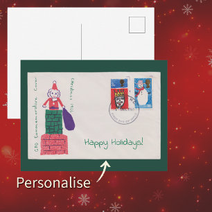 1966 Weihnachten First Day Cover Antike Feiertag Postkarte