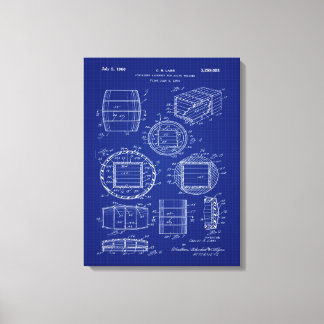 1966 Whiskey Container Art Leinwanddruck