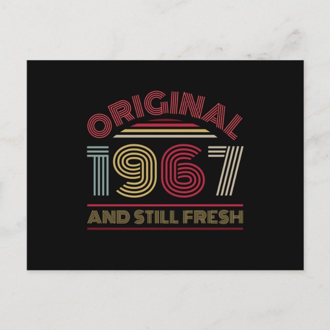 1967 55. Birthday Postkarte (Vorderseite)