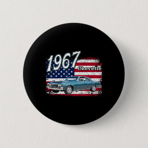 1967 67 GTX 4. Juli Amerikaner Button