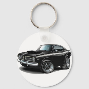 1967-69 Barracuda Black-White Car Schlüsselanhänger