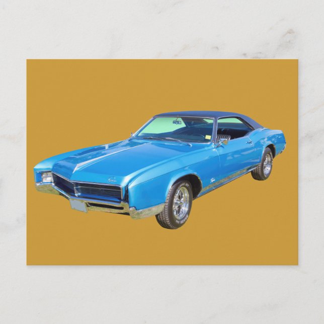 1967 Buick Riviera Muscle Car Postkarte (Vorderseite)