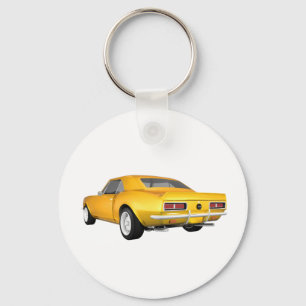 1967 Camaro SS: Gelbfinish: 3D-Modell: Schlüsselanhänger