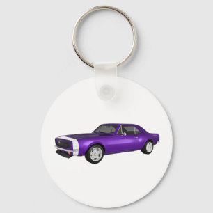 1967 Camaro SS: Lila Finish: 3D-Modell: Schlüsselanhänger