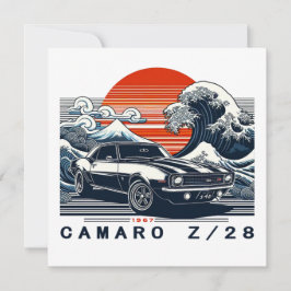 1967 Camaro Z28 Feiertagskarte