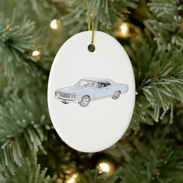 1967 Chevy Chevelle Keramikornament (Baum)