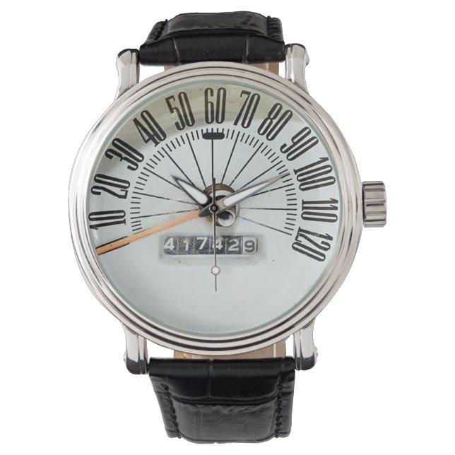 1967 Classic Car Speedometer Armbanduhr (Vorderseite)