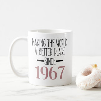 1967 Geburtstag 60 60. Jahr alte Frauen Urgroßmutt Kaffeetasse