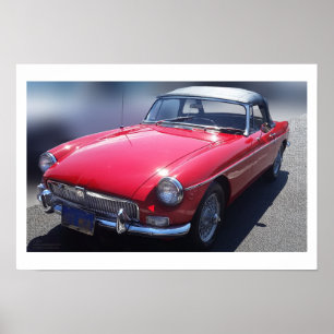 1967 MGB Plakat