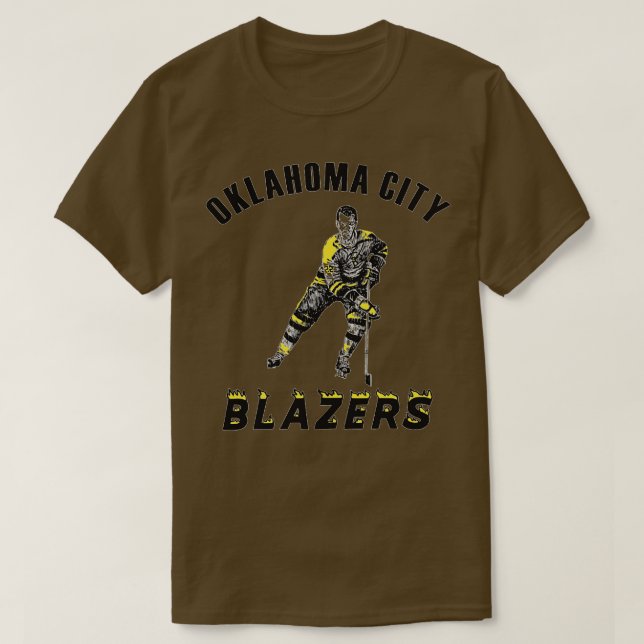 1967 Oklahoma City Blazers T-Shirt (Design vorne)