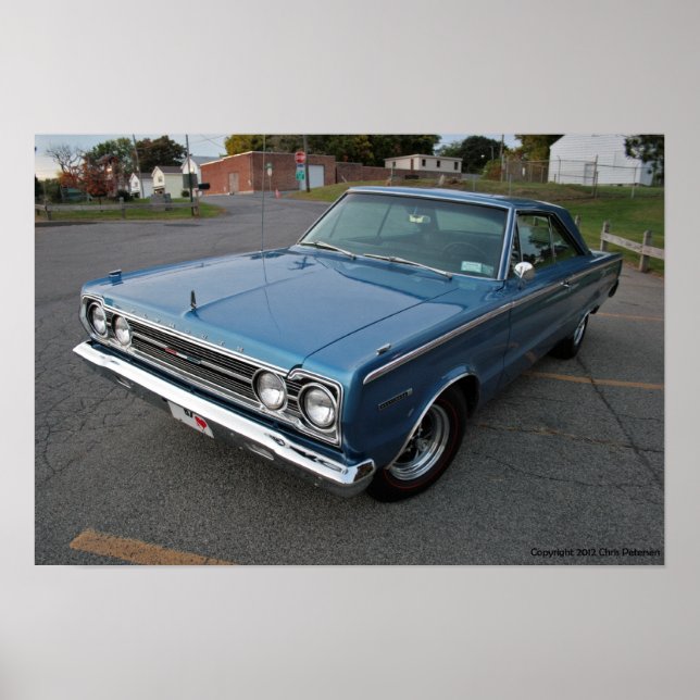 1967 Plymouth Belvedere II Poster (Vorne)