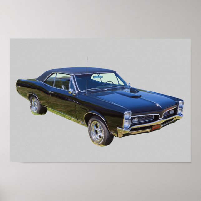 1967 Pontiac GTO Muscle Car Poster (Vorne)
