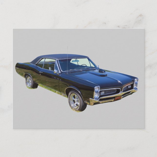 1967 Pontiac GTO Muscle Car Postkarte (Vorderseite)