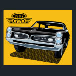 1967 Pontiac GTO Schwarzer HINTERGRUND FARBE EDITA Poster<br><div class="desc">Pop Art Stil 1967 Pontiac GTO. Eines der beststen Muskelfahrzeuge aller Zeiten. HINTERGRUNDFARBE BEARBEITBAR.</div>