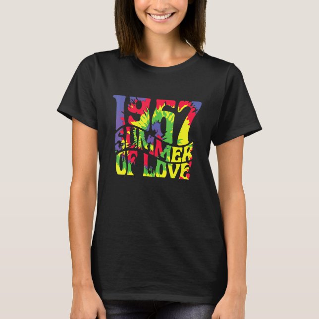 1967 Sommer der Liebe Hippie 50 Jahre alt T-Shirt (Vorderseite)