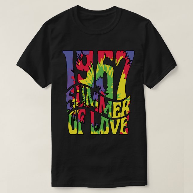 1967 Sommer der Liebe Hippie Beach Perfekt Sommer  T-Shirt (Design vorne)
