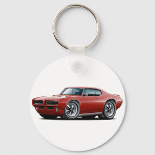 1968-69 GTO kastanienbraunes Auto Schlüsselanhänger