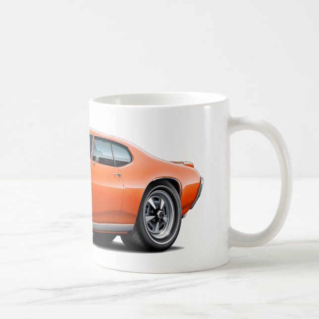 1968-69 GTO Orangen-Auto Kaffeetasse (Rechts)