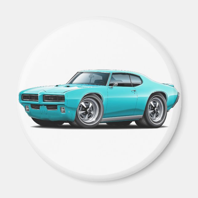 1968-69 GTO Türkisauto Magnet (Vorne)
