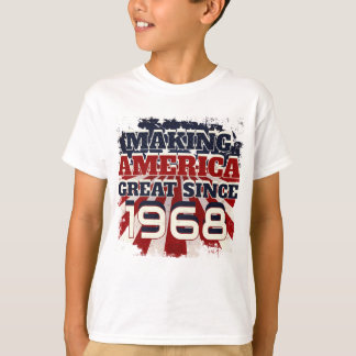 1968 Amerika zum großen patriotischen Geburtstag G T-Shirt