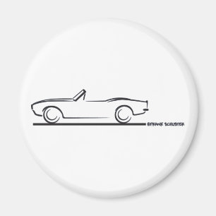 1968 Camaro Convertible BLK Magnet