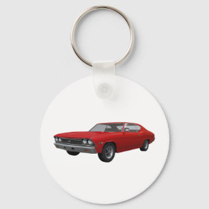 1968 Chevelle SS: Red Finish Schlüsselanhänger