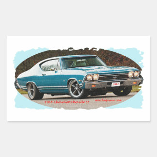 1968_Chevrolet_Chevelle_SS Rechteckiger Aufkleber