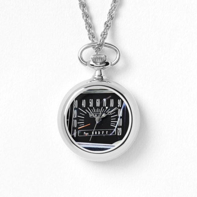 1968 Classic Car Speedometer Armbanduhr (Vorderseite)